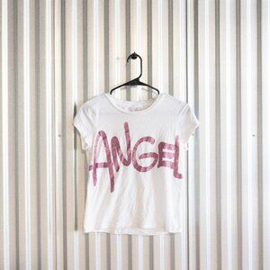 Victoria's Secret "angel" white t-shirt (XS)